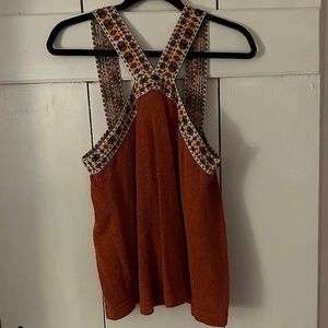 Madewell Patterned Strap Top
